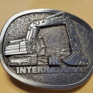 International Silver Belt Buckle